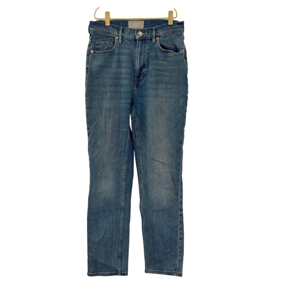 Everlane Original Cheeky High Rise Straight Leg Jeans Womens 28 Organic Cotton
